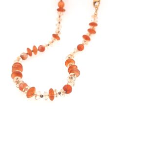 ketting carneool citrien